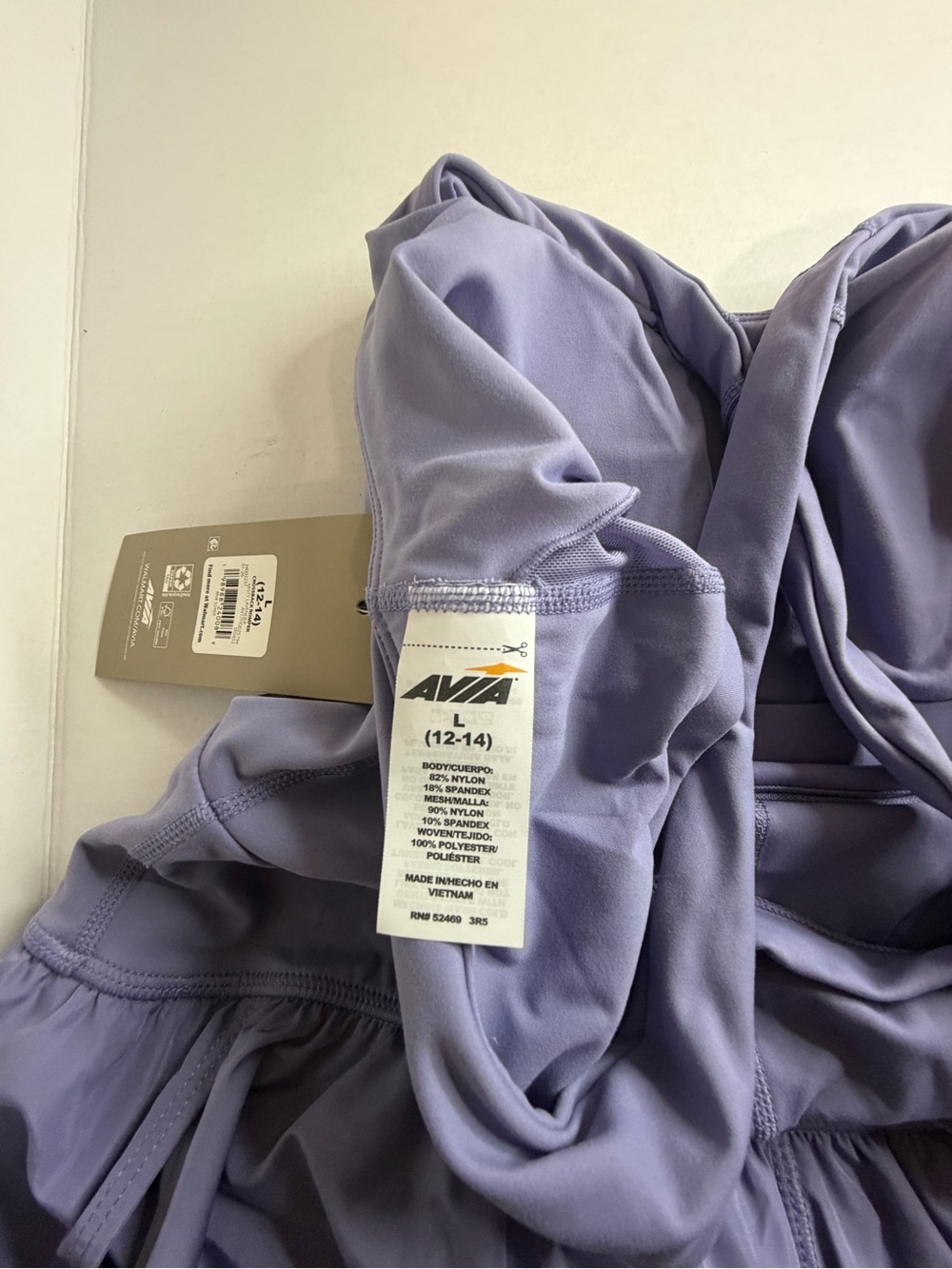 Avia Lavender One-Piece Skort - Picture 5 of 5
